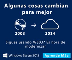 Fin del soporte a Windows Server 2003 el 14 de Julio