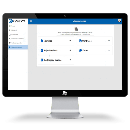 Software portal del empleado gestión de documentos