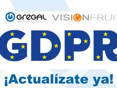 Disponible la actualización del reglamento RGPD solo en la aplicacion VisionFruit 2016